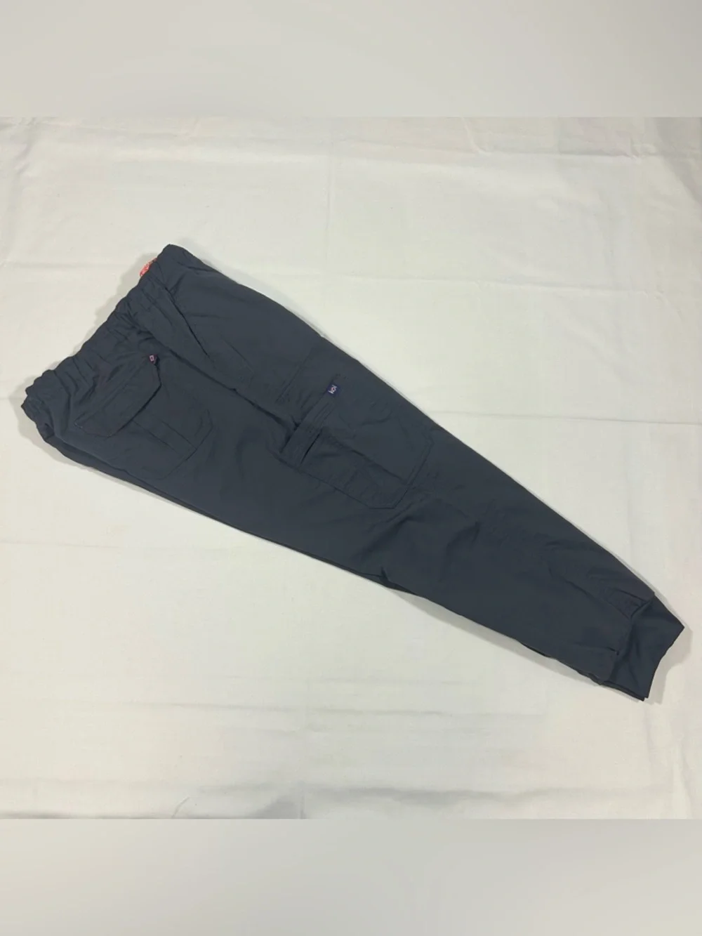 Koi Womens XL Scrub Jogger Cargo Pants Drawcord Nurse Uniform Gray - Picture 7 of 8